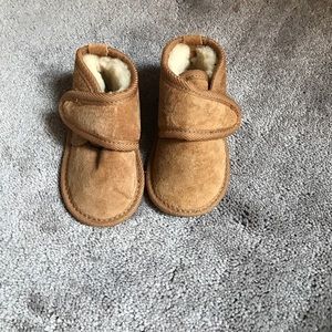 Boys sheepskin bootie